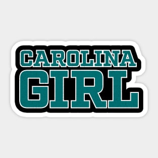 Carolina Girl - South North Carolina Coastal Teal Sticker